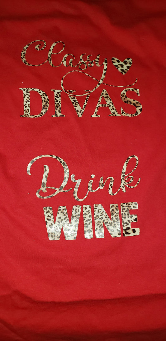 Divas Drink Wine